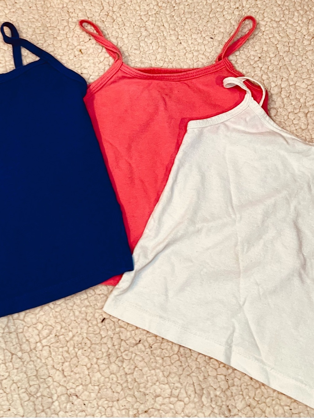 Bundle of 3 size 4T girls Hanes tank tops